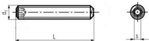 šroub M8x40 A2 NEREZ stavěcí + důlek DIN 916 ISO 4029 Firma Killich s.r.o. nabízí stavěcí šrouby s důlkem a vnitřním šestihrannem dle DIN 916. V sortimentu stavěcích šroubů s důlkem a vnitřním šestihrannem DIN 916 jsou šrouby nerezové A2