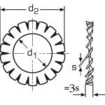 podložka M8 pr. 8.4x15x0.8 A4 NEREZ vějířová vnější ozubení DIN 6798A Firma Killich s.r.o. nabízí podložky vějířové s vnějším a vnitřním ozubením DIN 6798A