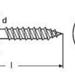 vrut 4.5x45 čočková hlava