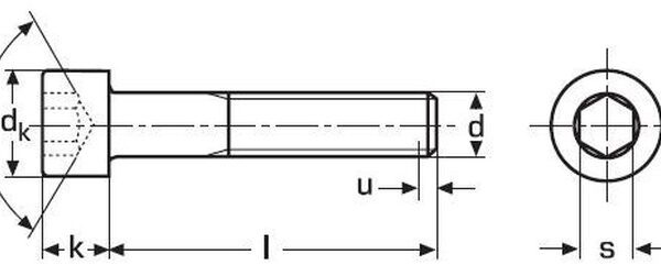 imbus M30x130 BEZ PÚ 12.9 válcová hlava DIN 912